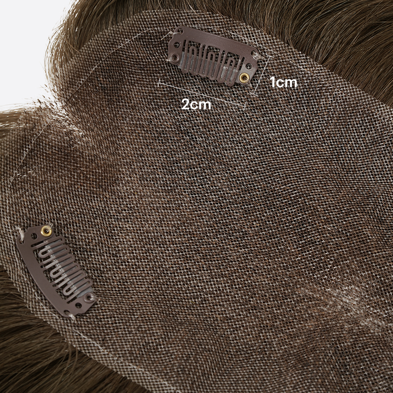 Human Hair Topper Model 02 — reference view 4