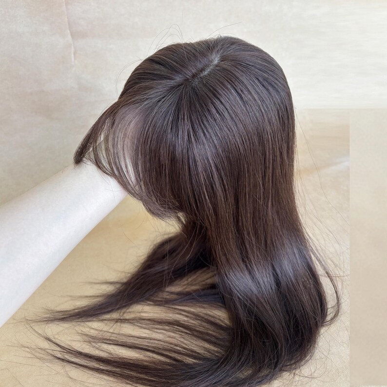 Human Hair Topper Model 13 — reference view 2