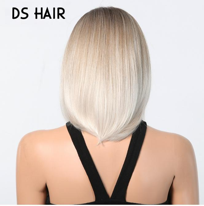 Synthetic Lace Front Bob Straight Short Wig DSW-2515 — reference image 4