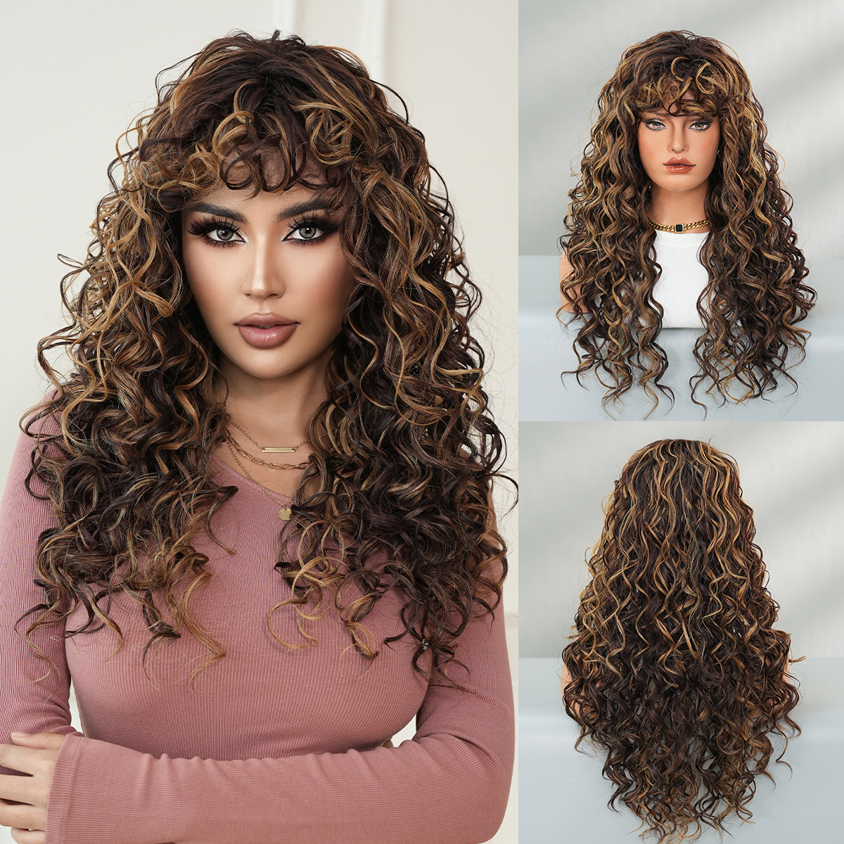 Synthetic Full Wig DSW-2521 — reference image 2