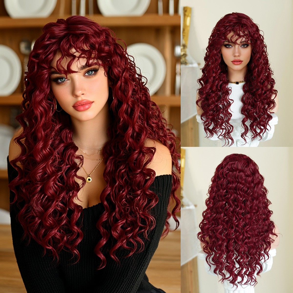 Synthetic Full Wig DSW-2521 — reference image 3